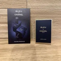 CHANEL シャネル　ブルードゥシャネルレゼクスクルジフ　サンプル　新品未使用