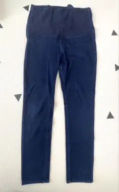 マタニティパンツ デニム　ダークブルー ユニクロ