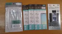 iPhone 13 Pro用ソフトケースとガラスフィルムセット