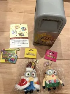 ミニオンズ ボブ＊キーホルダーとミニごみ箱セットのサムネイル