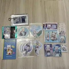 ホロライブ 白上フブキ セット アクリルキーホルダー コースター カード etc