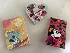 可愛い❤︎ディズニー　メモ帳　3点セット（使いかけ）⚠️間も無く販売終了⚠️