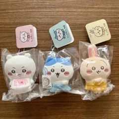 ちいかわ　もぐもぐ本舗　店員さんマスコット　３点セット　伏見稲荷