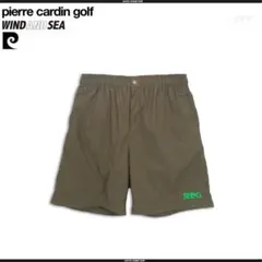 ウィンダンシー ピエールカルダンゴルフ ロゴ半袖ポロシャツ KHAKI