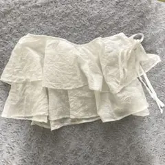 ラップスカート　レース　しまむら　花柄のサムネイル