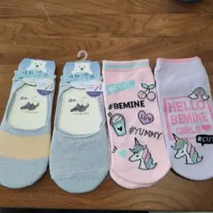 ソックス　フットカバー　４足