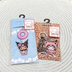 新品 クロミ 3連アクリルキーホルダー ヒョウ柄 日焼けver 2点セット❣️