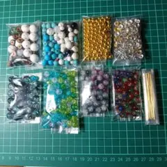 ハンドメイド　ビーズ　天然石材料　まとめ売り