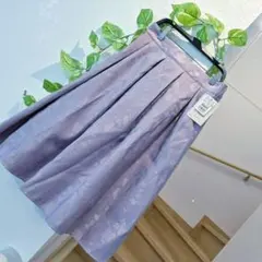 91　新品　スカート フレアスカート フレア M ドレス　花柄　総柄　ひざ丈