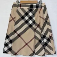 BURBERRY LONDON ノバチェック フレアスカート 40