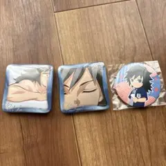鬼滅の刃　冨岡義勇缶バッジ 3個セット