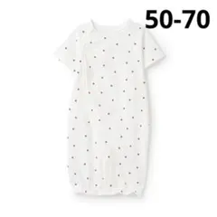 【タグ付き新品未使用】petitmain 半袖2wayオール 50 60 70