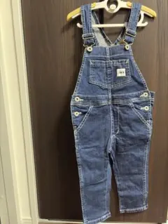 ＊お値下げ中＊お買い得♪【美品】EDWIN デニムオーバーオール　90㎝のサムネイル