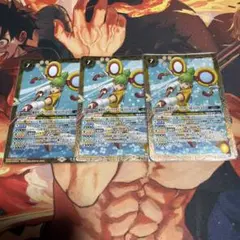 バトスピ　稲妻カンフーマスターDRAGON KID シークレット 3枚