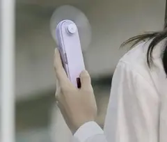 折り畳み ポータブル手持ち扇風機ミニ携帯扇風機小型かわいい ハンディ扇風機