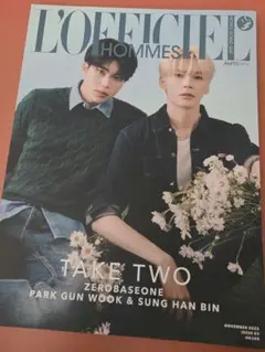 L'OFFICIEL HOMMES 香港 ハンビン ゴヌク 雑誌 11月号
