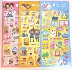 マインドウエイブ　ミニチュアステッカー　ウサコレフレンズ　一期一会２種 未開封
