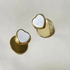 イヤリング　ハート