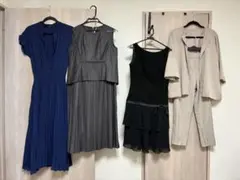 レディースセットアップ ドレス3点とジャケット・パンツ
