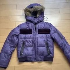 y2k 00s 平成 お兄系 ファーダウン 光沢ダウン アウター M グランジ