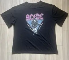 最終売り切り値下げ‼️AC/DC バンドTシャツ XL相当 ロックT 블랙