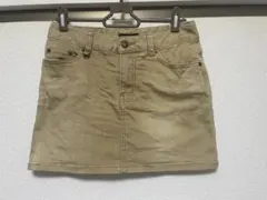 INGNI デニム ミニスカート ベージュ