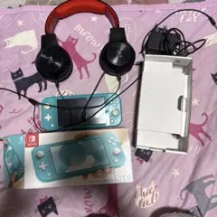 Nintendo Switch Lite ターコイズ 本体 任天堂ヘッドホン付き