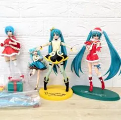 初音ミク　フィギュアセット　4体 まとめ売り 現状品 クリスマス パンジー