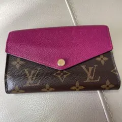 ルイヴィトン ポルト・ジャンヌ モノグラム フューシャ 財布　❤︎美品❤︎値下げ