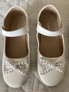 フォーマルシューズ　白　21センチ　卒園式　入学式