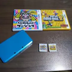 ニンテンドー3DS 本体(青) ゲームソフト2本付き