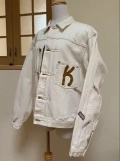 KARL HELMUT⭐︎ジージャン ホワイトデニム デニムジャケット Gジャンのサムネイル