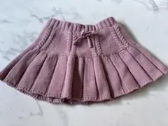 プティマイン　ニット　スカパン付きスカート