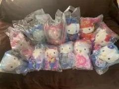 未開封'99〜'00マック×キティ コラボ　ウエディングぬいぐるみ6ペアセット