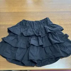 branshes フリル キュロット ブラック 130cm