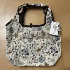 新品　スヌーピー 花柄 エコバッグ sifflerのサムネイル