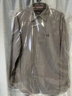FRED PERRY ギンガムチェック ボタンダウンシャツ Sサイズ