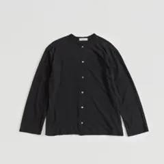 シンゾーン　HIGH TWIST COTTON CARDIGAN BLACK