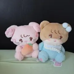 mikko characters　ふわふわBABYぬいぐるみ キャミー　ラテ