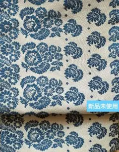 新品未使用 西陣織 袋帯 正絹 レース風文様 白地