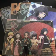 鬼滅の刃×森永製菓　オリジナルクリアファイル5枚