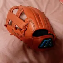 中古 ミズノ ビューリーグ 軟式内野手用グラブ 全紐交換 グリス交換