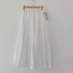 ＳМ2新品 プリーツスカート オフホワイトフリーサイズのサムネイル