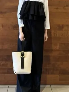 Mila Owenミラオーウェン ラッフルベアオールインワン