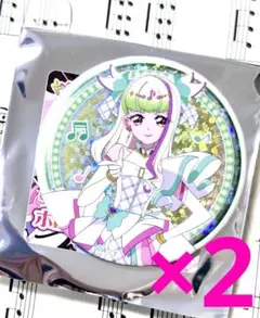 キミとアイドルプリキュア ブルジュラ ホログラム 缶バッジ　キュアズキューン