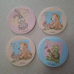 ダッフィー&フレンズ　コースター　4枚セット