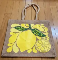 【新品】TRADER JOE'S エコバッグ レモンライムデザイン