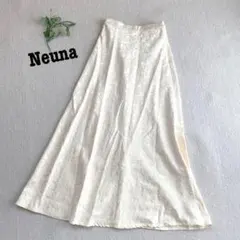 s.1567【ヌナ】ロング フレア スカート 刺繍 大人スタイル ファスナー Fのサムネイル