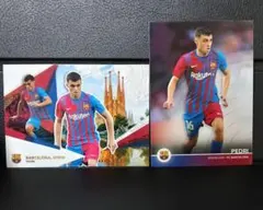 ペドリ PEDRI Topps FCバルセロナ カード 2枚セット