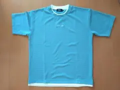 AZUL BY MOUSSY フェイクレイヤードジャガードTシャツ ブルー Mのサムネイル